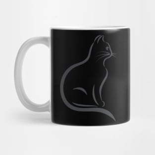 Cat Silhouette Mug